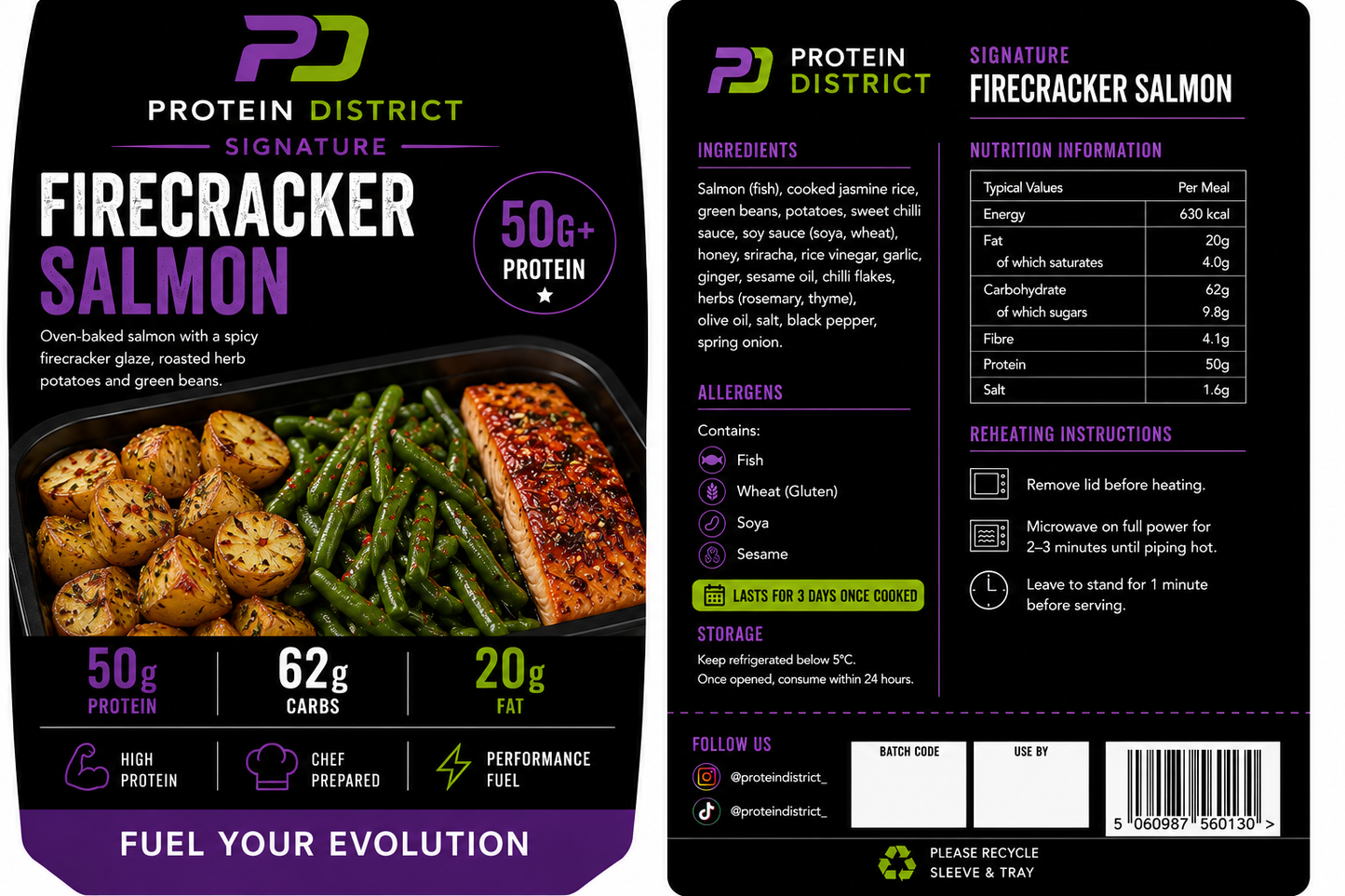 Signature Firecracker Salmon - Protein District