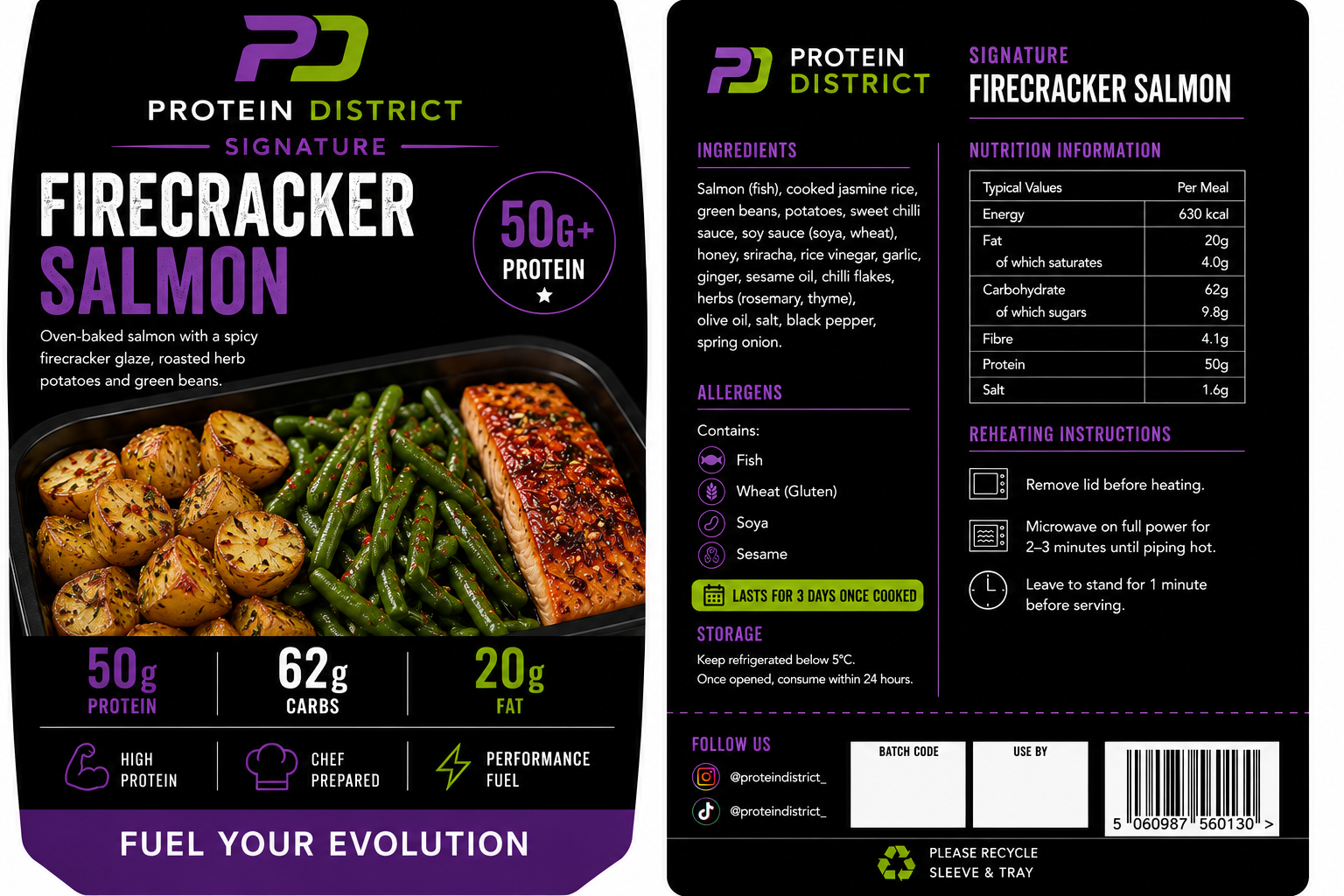 Signature Firecracker Salmon - Protein District